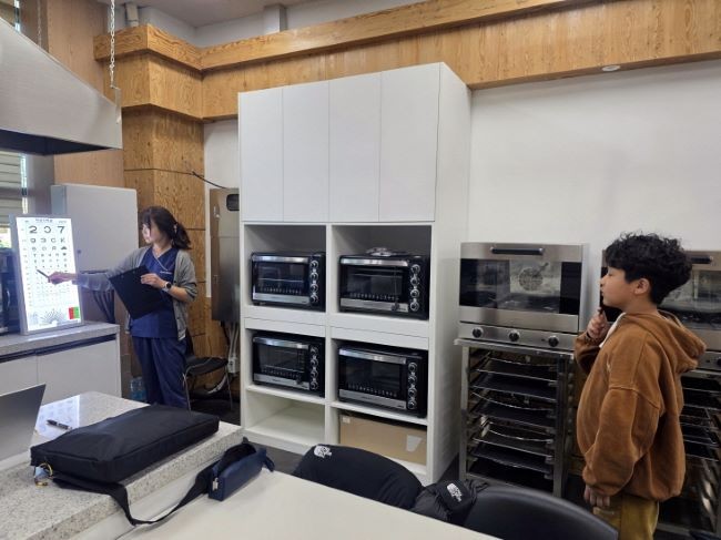 청소년방과후아카데미는 안동의료원과 연계해 건강검진을 실시하고 있다. ⓒ 안동시