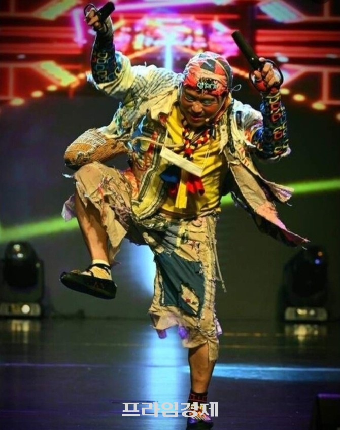 보령머드 홍보대사 '품바의 신(神)' 양재기. ⓒ 프라임경제