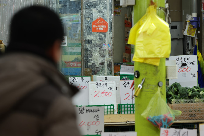 지난달 서울 시내 한 전통시장의 모습. ⓒ 연합뉴스