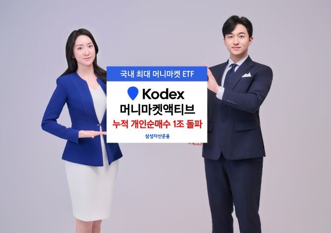 삼성자산운용은 KODEX 머니마켓액티브 ETF가 누적 개인 순매수 1조원을 돌파해 1조18억원을 기록했다고 밝혔다. ⓒ 삼성자산운용