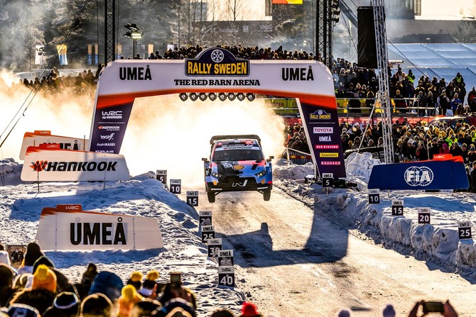 2라운드 경기 스웨덴 랠리가 지난 15일(현지시간) 스웨덴 우메오(Umeå) 지역 일대에서 성공적으로 마무리됐다. ⓒ 한국타이어