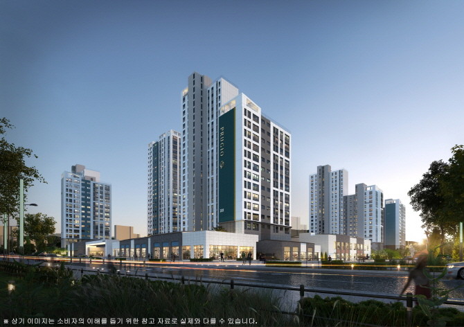 운서역 푸르지오 더 스카이 2차 투시도. Ⓒ 대우건설