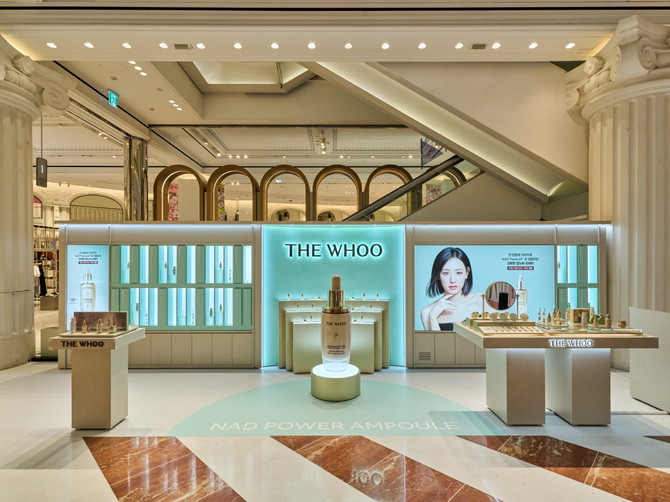 더후 더 시크릿 오브 NAD 팝업스토어 전경. ⓒ LG생활건강