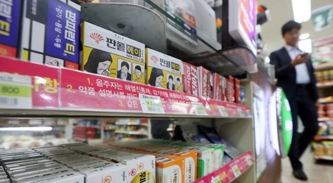 매대에 진열된 일반의약품. © 연합뉴스