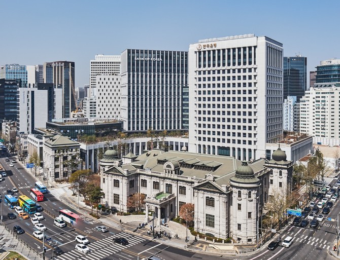 한국은행 본부 전경. ⓒ 한국은행