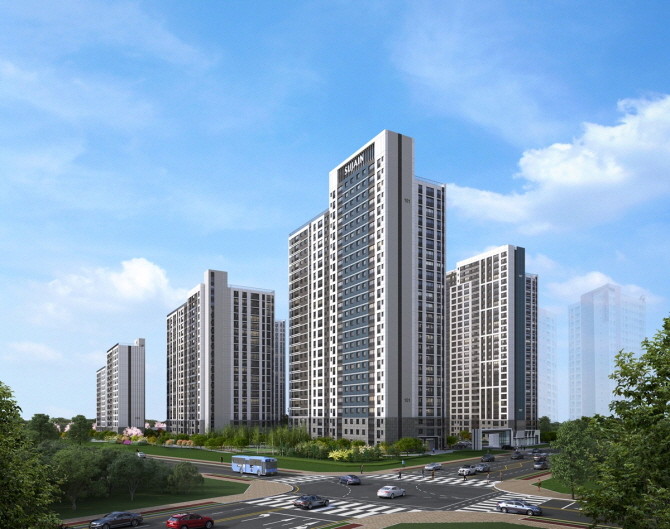 풍무역세권 수자인 그라센트 2차 투시도. Ⓒ BS한양