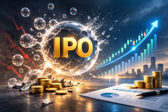 금융감독원에 따르면 지난해 IPO 기업은 총 76개사, 총 공모금액은 4조5000억원으로 집계됐다. ⓒ 챗GPT 생성 이미지