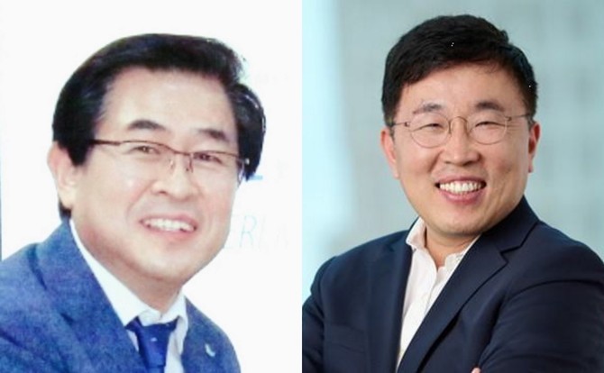 도세호(왼쪽) 각자 대표이사와 정인호 각자 대표이사. ⓒ 삼립
