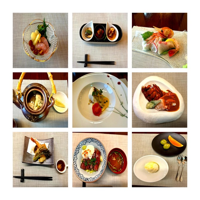 운카이 '주방장 특선 코스' 구성. = 이인영 기자