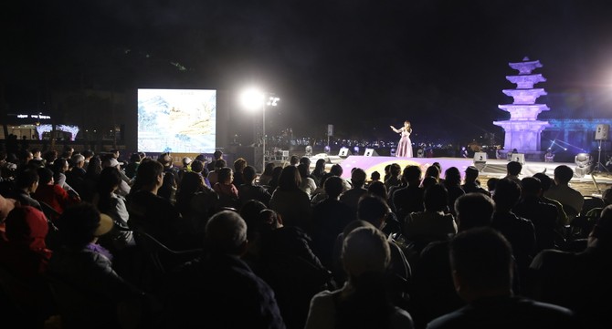 부여 국가유산 야행 사비 역사 인문학 콘서트. ⓒ 부여군