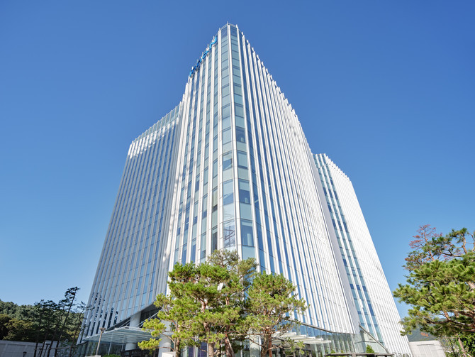 경기도 성남시 판교제2테크노밸리에 위치한 HK이노엔 스퀘어. ⓒ HK이노엔