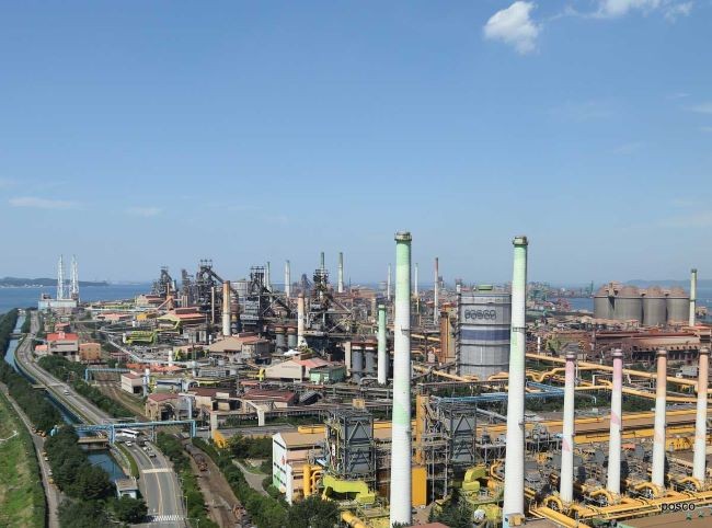 포스코 포항제철소 전경. ⓒ 포스코