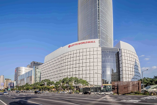 롯데백화점 잠실 에비뉴엘 외관 전경. ⓒ 롯데백화점