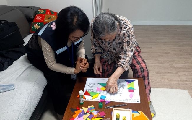 달성군 통합돌봄 서포터즈 들다봄이 활동 모습. ⓒ 달성군