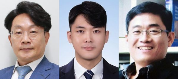 사진 왼쪽부터 DGIST 안진웅 책임연구원, 정의진 박사후연수연구원, GIST 전성찬 교수. ⓒ DGIST