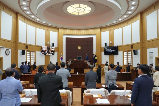 경산시의회는 18일 제270회 임시회를 개회했다. ⓒ 경산시의회