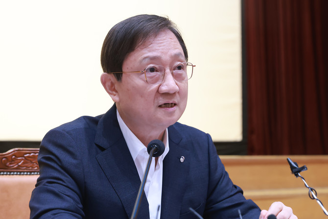이찬진 금융감독원장이 22일 오전 금감원 본원에서 열린 정례 기자간담회에서 발언하고 있다. ⓒ 금융감독원