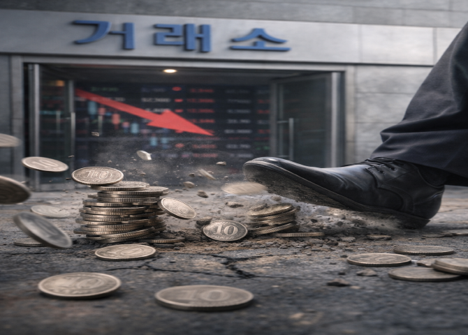 금융당국이 지난 2월12일 부실기업 신속·엄정 퇴출을 위한 '상장폐지 개혁 방안'을 발표했다. ⓒ 챗GPT 생성 이미지