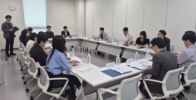 15일 충청남도교육청교육과정평가정보원에서 '교권보호 업무 담당자 협의회'를 개최하고 있다. ⓒ 충남교육청
