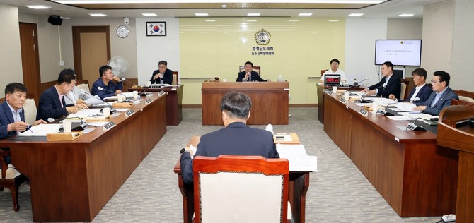 15일 열린 제370회 임시회 제1차 농수산해양위원회 개최 모습. ⓒ 의회사무국