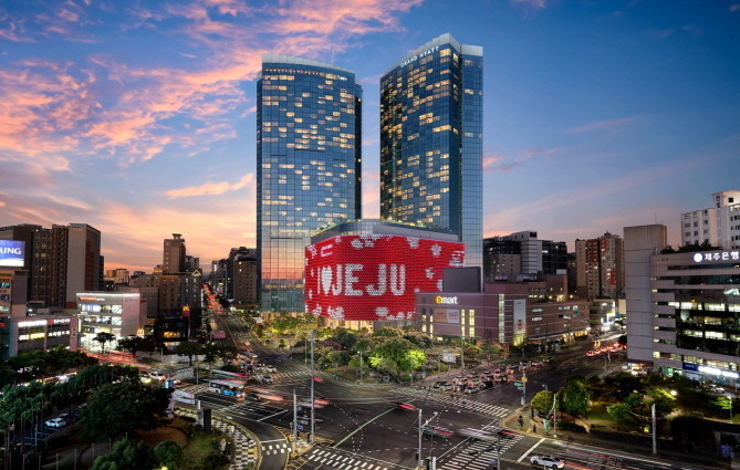 제주 드림타워 복합리조트 전경. © 롯데관광개발