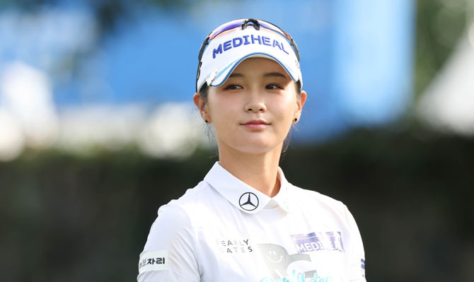 박현경이 정규투어 데뷔 후 200번째로 출전했다. ⓒ KLPGA