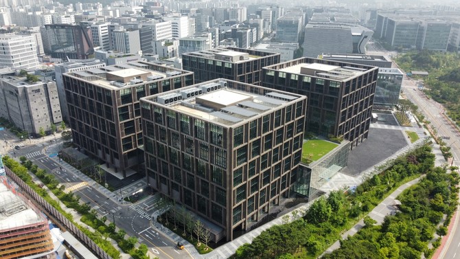 마곡 이랜드 글로벌 R&D 센터 전경. ⓒ 이랜드