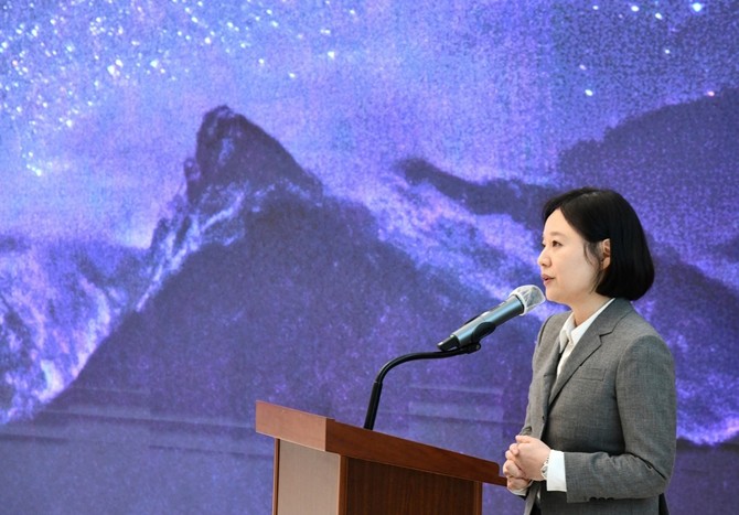 에페 발족식 오프닝하는 임주현 부회장. © 한미약품
