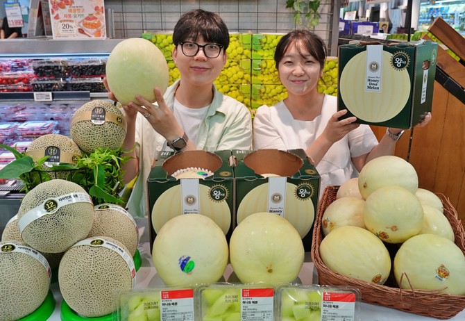 롯데마트 '허니듀 킹메론' 홍보 이미지. ⓒ 롯데마트·슈퍼