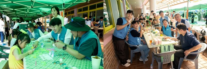 광양제철소는 지난 5일 광양읍 인서리 서초등학교 주변에서 연합봉사활동을 진행했다. ⓒ 광양제철소