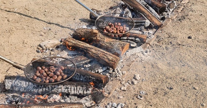아산 외암마을 화톳불. ⓒ 아산시