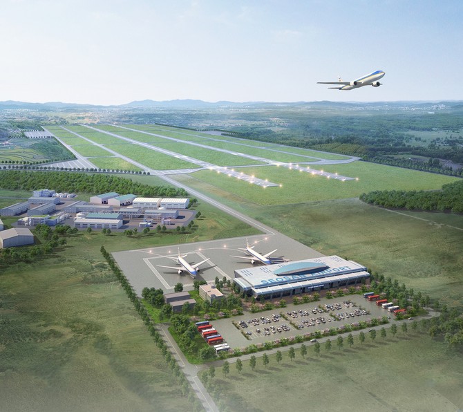 서산공항 건설사업 조감도. ⓒ 서산시