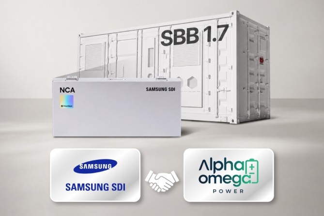 삼성SDI의 일체형 ESS 솔루션 'SBB(Samsung Battery Box) 1.7'. ⓒ 삼성SDI