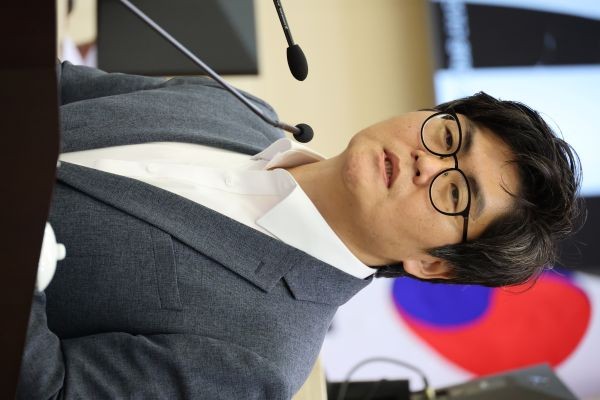5분 자유발언을 하고 있는 김상민 포항시의원. ⓒ 포항시의회
