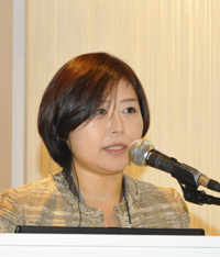  코 나가시마 의장은 한국은 파견근로자법이 만들어진지 15년이 지난 지금까지도 파견법 개정이 크게 되지 않은 것에 놀랐다. = 김경태 기자