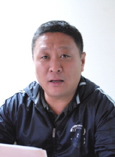 (주)강산리싸이클링의 김병국 대표 = 정수지 기자
