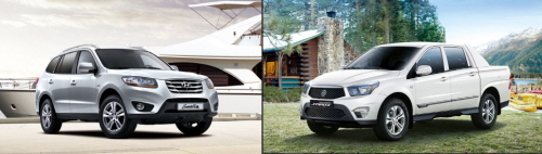  산업통산자원부의 적합도 조사를 통과했음에도 국토교통부가 다른 잣대를 들이대 부적합 판정을 내리면서 현대차와 쌍용차가 뻥연비 논란에 휩싸이는 등 소비자들을 혼란에 빠뜨리고 있다. ⓒ 현대자동차&middot;쌍용자동차