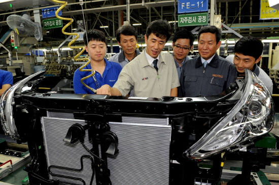  현대모비스의 '지속혁신을 위한 중심에 결국 사람이 있다'는 경영원칙은 협력사까지 이어지면서 협력업체 직원들에 대한 교육도 대폭 확대 운영했다. Ⓒ 현대모비스