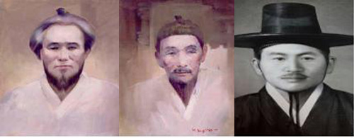  ▲ 양진여 의병장             ▲양상기 의병장              ▲ 신덕균 의병장