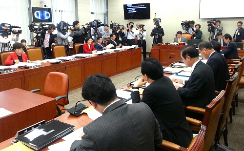  미래창조과학방송통신위원회의 방송통신위원회&middot;방송통신심의위원회 국정감사가 14일 국회에서 열리고 있다. ⓒ 프라임경제