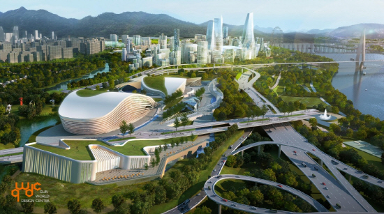 구리월드디자인시티(GWDC) 조감도. © 구리시